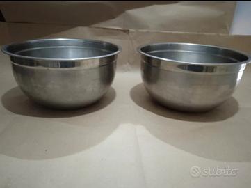 ciotole in acciaio 