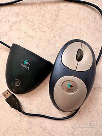 Logitech Mouse Wireless Vintage + Ricevitore USB