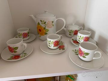 Servizio caffe teiera zuccheriera