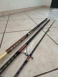 Canna da pesca saiko a6+ sensitive con mulinello