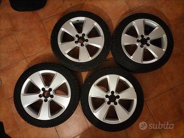 cerchi originali Audi 17 pollici+ pneumatici inali