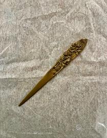 Ricci di ippocastano- Tagliacarte art nouveau