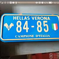 TARGA TABELLA HELLAS VERONA CALCIO FOOTBALL ULTRAS