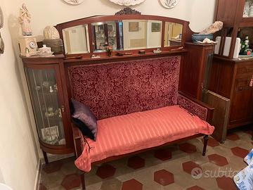 set antiquariato divano e sedie