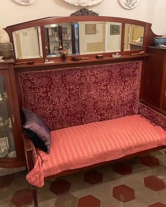 set antiquariato divano e sedie