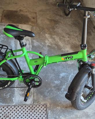 bici elettrica the one green