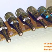 Esclusivo portabottiglie con doghe antiche