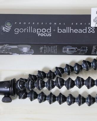 Treppiedi Joby Gorillapod Focus con testa