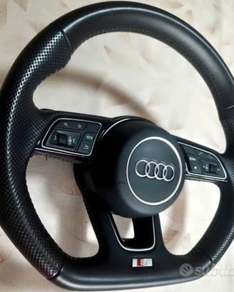 Volante audi s line in pelle