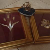 Quadri e soprammobile in filigrana argento