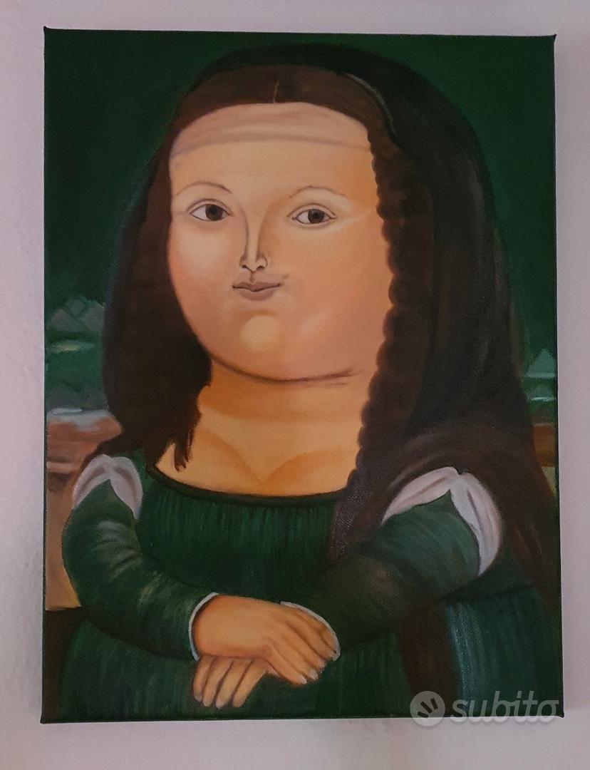 Quadro olio su tela dipinto a mano BOTERO