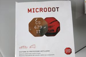 Microdot crime stop antifurto