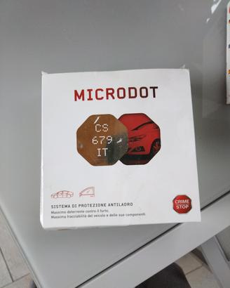 Microdot crime stop antifurto