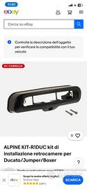 Kit di istallazione retrocamere per ducato/jumper