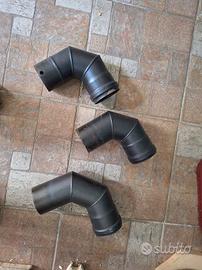 Raccordi stufa a pellet spessore 1,2 mm