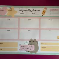 Weekly planner Pusheen
