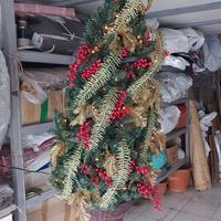 Alberelli di Natale da parete con luci