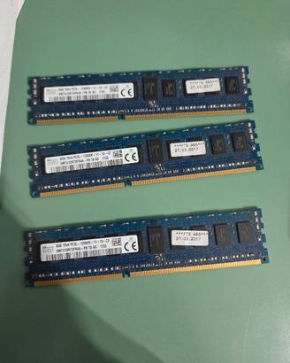 banchi ram da 8gb 