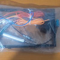 Kit mascherina adattatore autoradio 2 DIN per OPEL