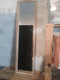 specchio il legno antichizzato 