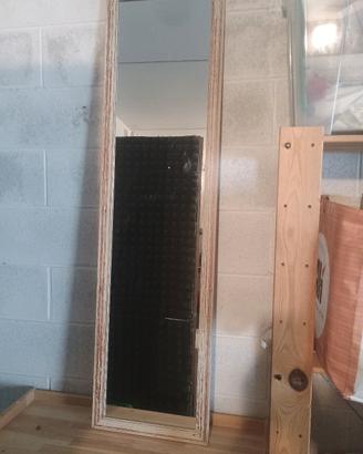 specchio il legno antichizzato 