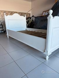 Struttura letto singolo Shabby Chic