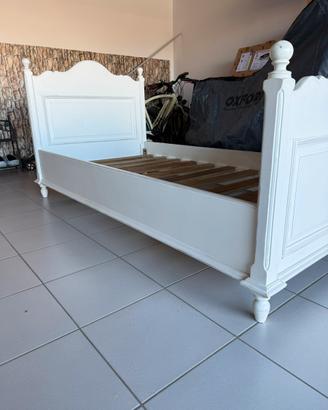 Struttura letto singolo Shabby Chic