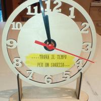 orologio in legno
