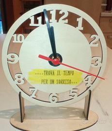 orologio in legno