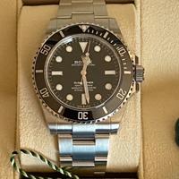 Rolex Submariner 124060 NUOVO PELLICOLATO 2025