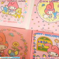 SANRIO Vintage QUADERNI Melody Kitty Twin Stars