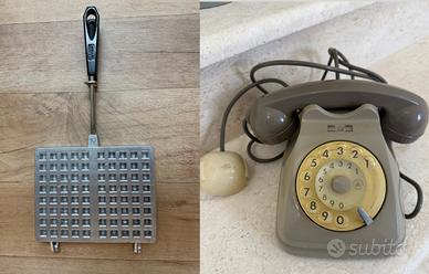 Telefono Grigione + Piastra waffle