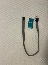 Cintura uomo intrecciata grigia Deck Belt – Nuova