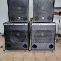 MONTARBO 119SA SUBWOOFER + MONTARBO T115A ATTIVE
