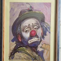 Clown malinconico 34x44