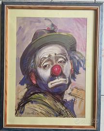 Clown malinconico 34x44