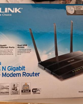 TP-LINK TD-W8970 Router con antenne potenziate!