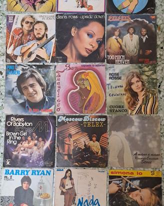 45 giri dischi in vinile vintage 