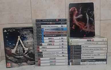 27 GIOCHI FRA PS2 PS3 XBOX 360 IN BLOCCO