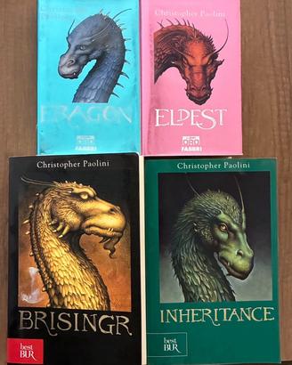 Libri saga Eragon, Eldest, Brisingr, Inheritance