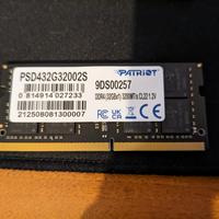 PATRIOT SODIMM RAM DDR4 2x 32GB 3200MHZ