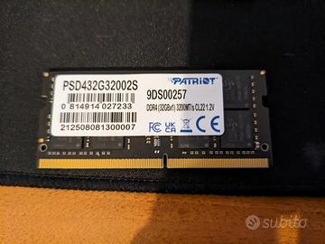 PATRIOT SODIMM RAM DDR4 2x 32GB 3200MHZ