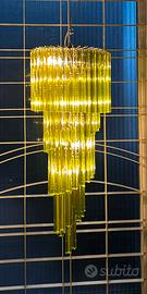 Lampadario Murano Novaresi verde aciso cm 110