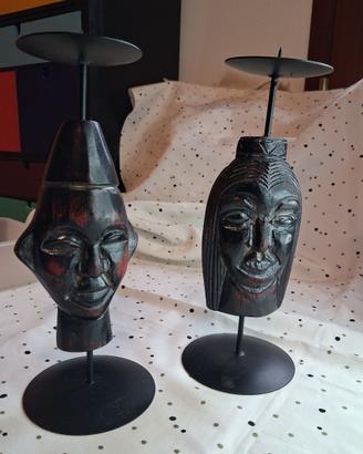 2 porta candele etnici