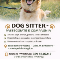 Dog sitter a domicilio - trieste centro ?