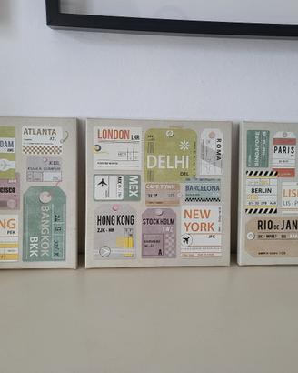 Set 3 quadretti Ikea