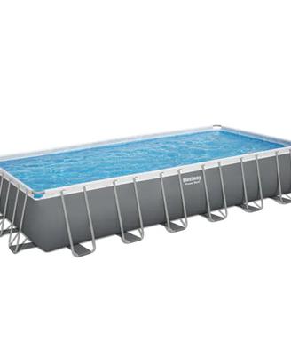 PISCINA RETTANGOLARE GRIGIA 7.32MX3.66MX1.32M