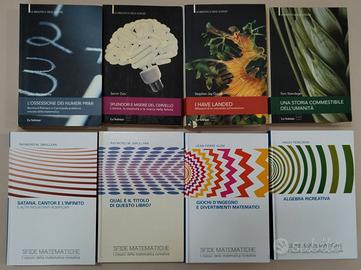 Lotto di 8 libri di scienza matematica e logica