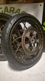 Coppia cerchi prodigy x touring gomme ancora buone