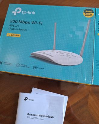 Modem ADSL  TP-Link  Mod.TD-W8961N.  Kit completo.